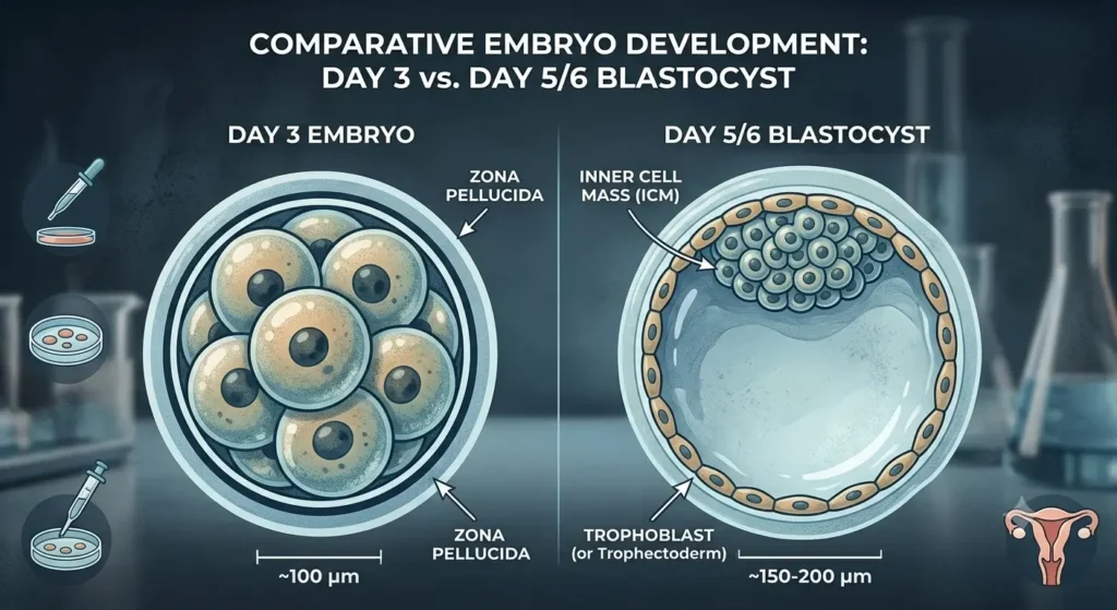 Embryo quality and blastocyst stage in IVF