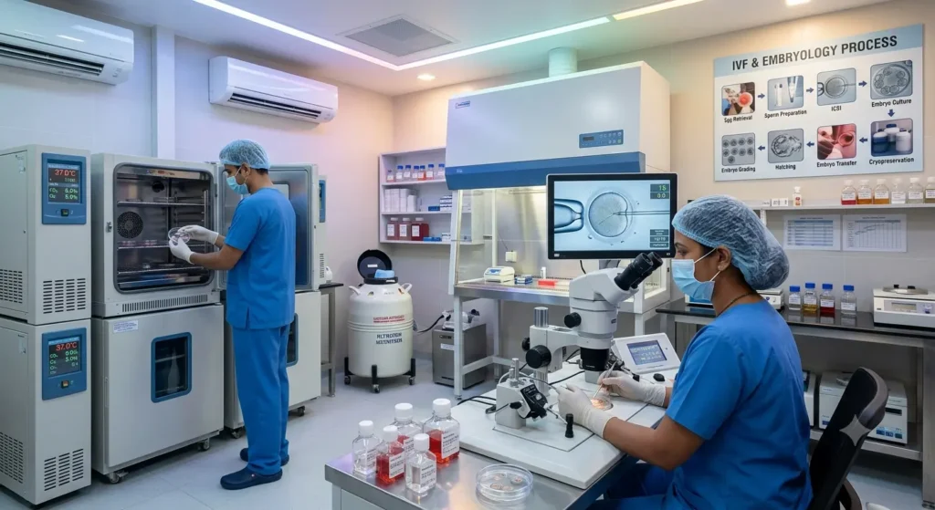 IVF process for PCOS patients